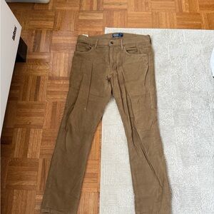 Ralph Lauren Men's Tan Corduroy Pants